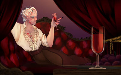 BG3 Fanart Fullbody + Detailed Background - $150